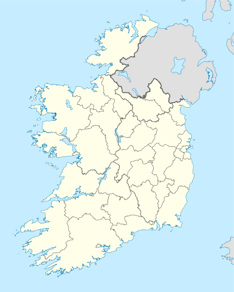 Irlande province limites carte
